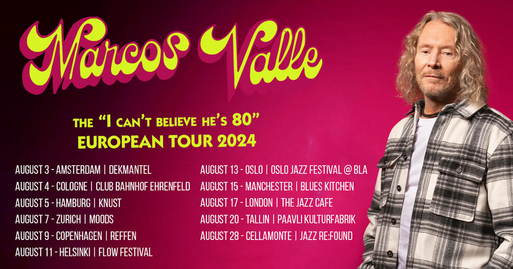 Marcos Valle announces 2024 European Tour
