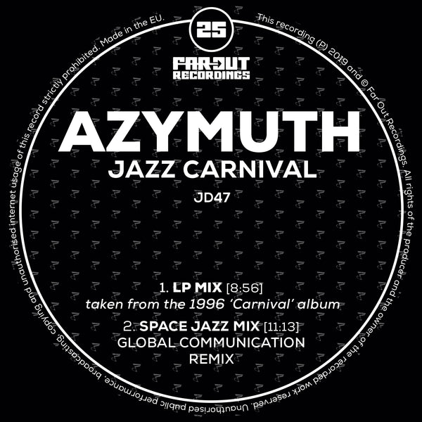 Azymuth - Jazz Carnival (Space Jazz Mix - Global Communication Remix) [2019]