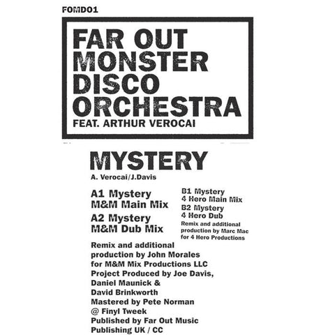 Far Out Monster Disco Orchestra - Mystery (John Morales & 4 Hero Remixes) [2010]