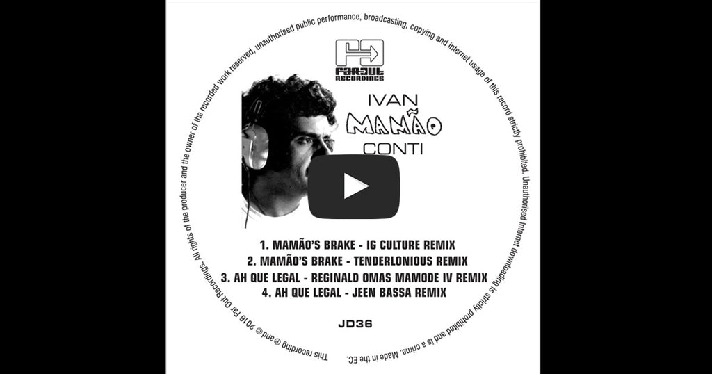 Ivan 'Mamao' Conti | Premiere 'Ah Que Legal (Reginald Omas Mamode IV Remix)'