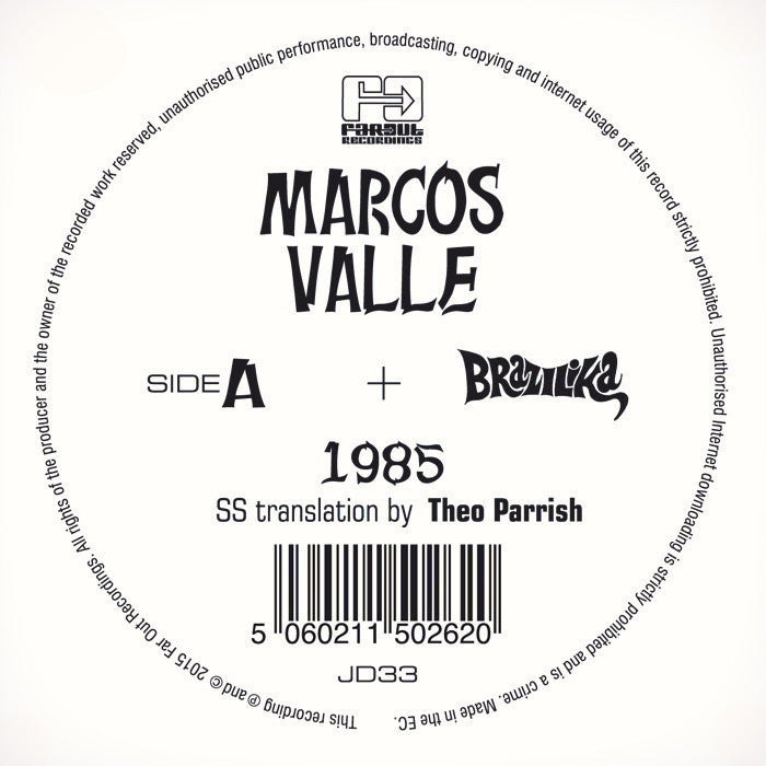 Marcos Valle - 1985 / Prefixo / 1975 (Theo Parrish, Daz-I-Kue & Budgie Remixes) [2015]