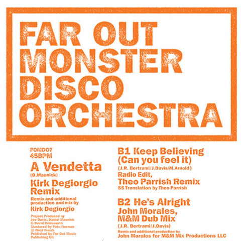 Far Out Monster Disco Orchestra - Vendetta (Kirk Degiorgio Remix) [2012]