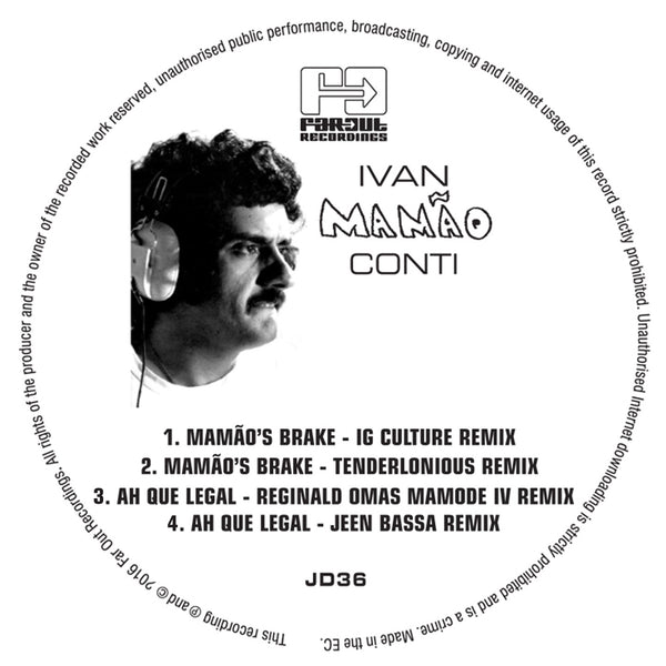 Ivan Conti - Mamão's Brake / Ah Que Legal (IG Culture & 22a Remixes) [2017]